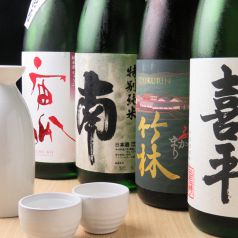 "獺祭"もOK!地酒10種!単品飲み放題全70種2500円(税込)