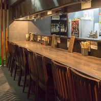 デートや大切な方との特別な時間を演出するカウンター席