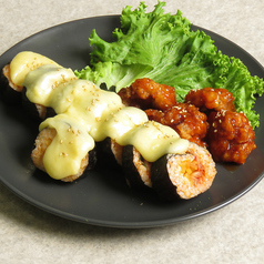 キムチーズキンパ&ヤンニョムチキン