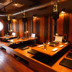 【15名掘り炬燵】団体での利用も可能です。コースのご用意も可能ですので、気軽にお問い合わせください。