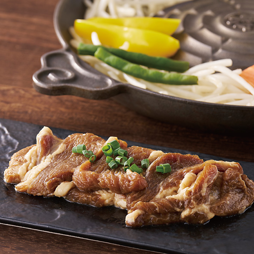 希少部位を使用したラムリブロースジンギスカン