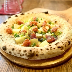 明太子と新じゃがバターのピッツァ