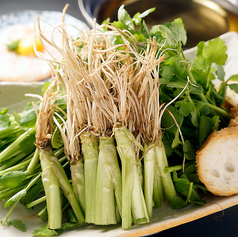 絶品つくね入り　セリ鍋