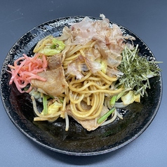 昔ながらの太麺やきそば