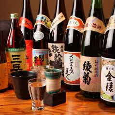 日本酒・焼酎にこだわる