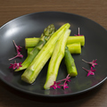 料理メニュー写真&nbsp;アスパラの昆布締め