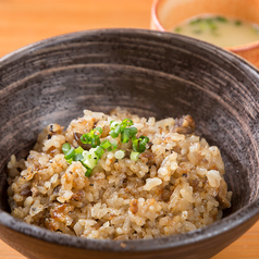 鶏ご飯(中・スープ付き)