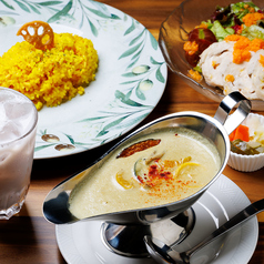 グリーンカレーランチセットの写真