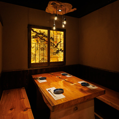 《少人数様向け完全個室》【2名様から4名様】プライベートな空間でお寛ぎいただけます。