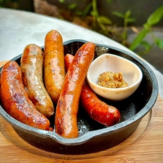 ソーセージの盛り合わせ