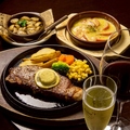 料理メニュー写真&nbsp;≪肉食！サーロインステーキ≫[120分プレミアム飲み放題付き]全9品 5500円コース