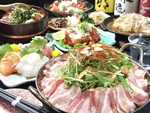 飲み放題付コースはご予算に応じて3500円～4500円までご用意！