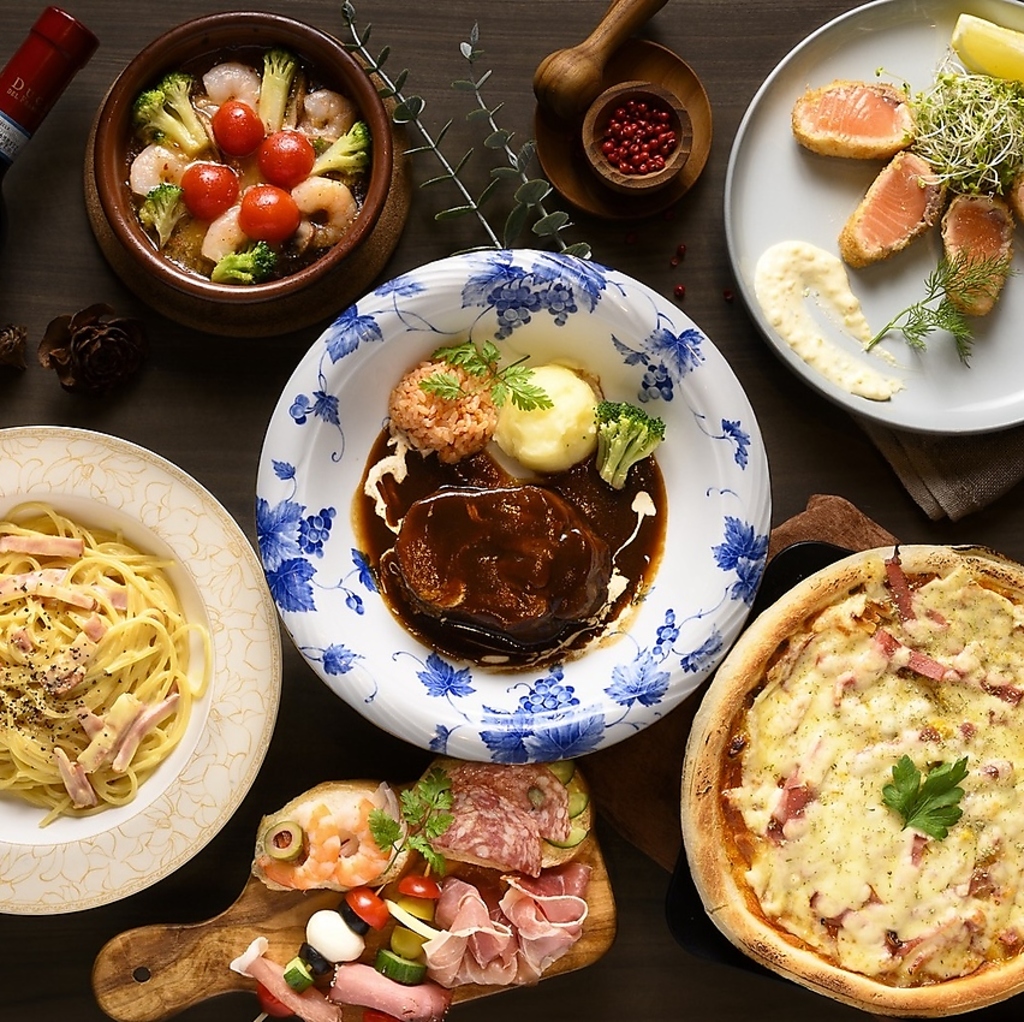 本格洋食と厳選されたお酒を楽しみながらごゆっくりとお過ごしください♪