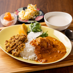 イベント時限定 キーマ&バターチキンカレー