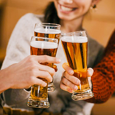 ［単品飲み放題］仕事帰りの一杯、友人との飲み会に