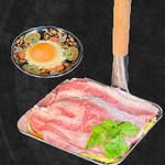 人気の「すき焼きちりとりカルビ」は、サッと火を通してお召し上がりください♪