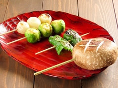 炭火焼アスパラ/アスパラ天ぷら　各