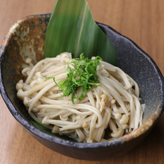水菜とエノキの浅漬け