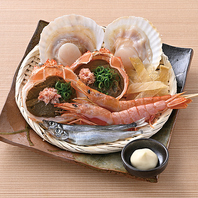 熱々焼きたての濱焼が卓上で楽しめる♪