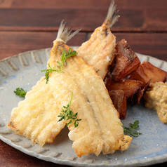 季節の魚で フィッシュ＆チップス 山椒タルタル
