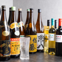 ビール、ワイン、韓国酒など様々なお酒を取り揃え