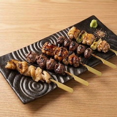 《焼き鳥》串五本盛り