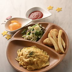 お子様セット（ミニジュース、ミニデザート付き）