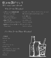 飲み放題メニュー