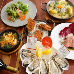 マリスコ Marisco スパニッシュ&オイスターのコース写真