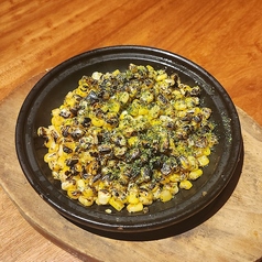 とうもろこしの青のりバター