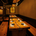《中人数様向けテーブル席》【8名様から12名様】広々としたテーブル席でお食事をお楽しみください。