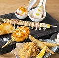 料理メニュー写真&nbsp;鉄板串と肴セット（八品）