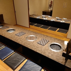 掘りごたつの大型席は各種宴会で大活躍!!20名以上の大人数でも対応可♪※画像は3階座敷掘り炬燵の団体様用のお部屋です。