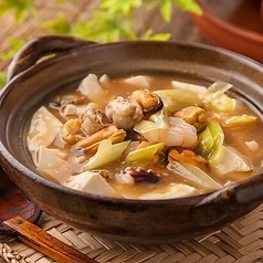 海鮮と豆腐の土鍋煮/マーボー豆腐