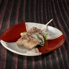 九条葱の黒七味巻き