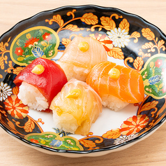 島すし《4貫》~辛子で食す漬け握り~