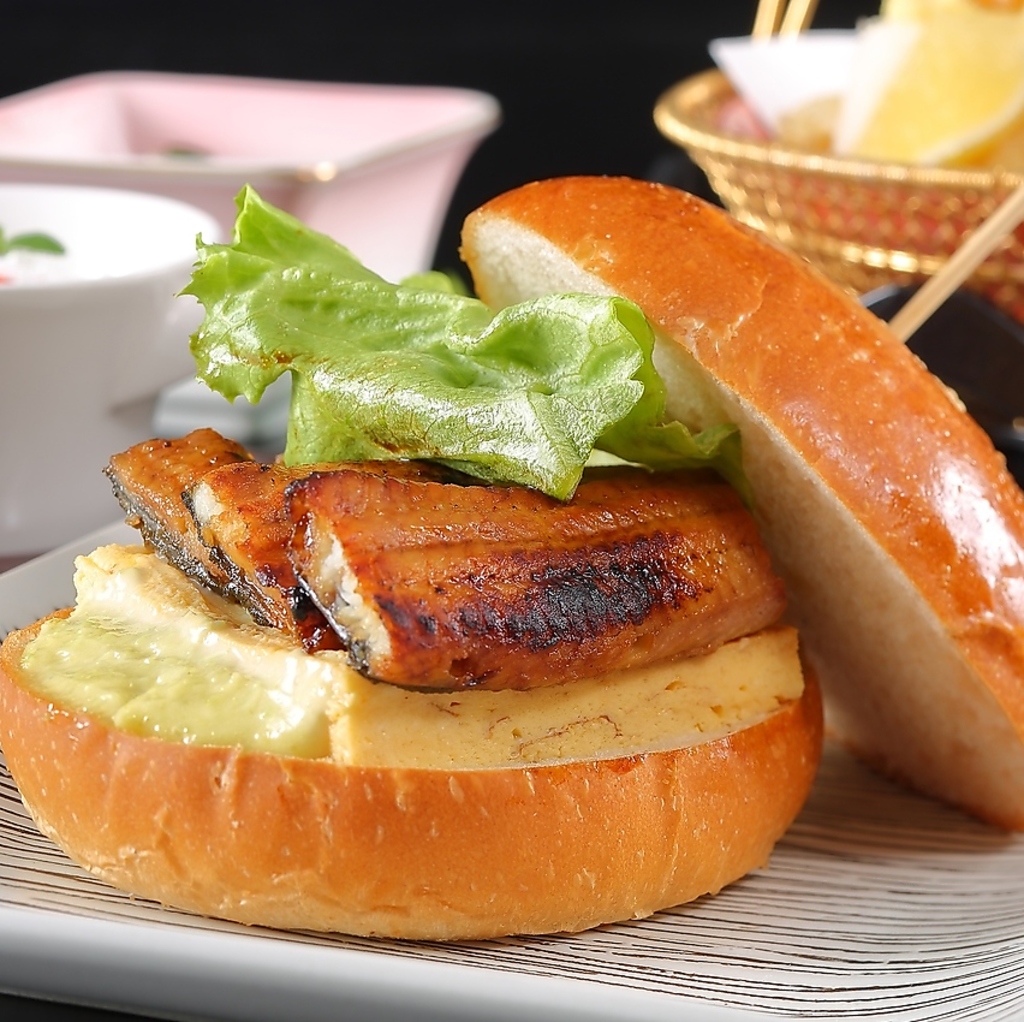 国産うなぎバーガー膳　￥3,300