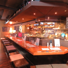 オープンキッチンのカウンター席です。(土足不可）