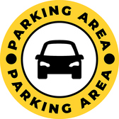 お車はお店の前の市営無料駐車場をご利用ください。（100台）