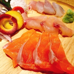 ブランド川魚 3種盛り合わせ
