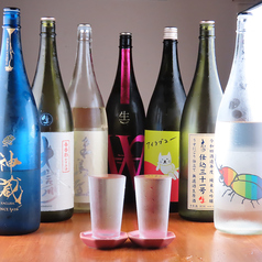 日本酒の種類豊富にご用意しております◎