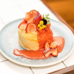 スチームスフレパンケーキ