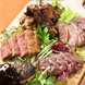 ■肉5種盛り（ハンバーグ・牛カツ・グリル・ステーキ）