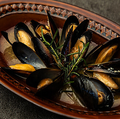 ムール貝のシェリー酒蒸し