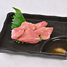 国産赤鶏レバー刺身