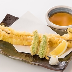 穴子の天ぷら　一本揚げ