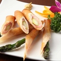 料理メニュー写真&nbsp;アスパラの春巻き