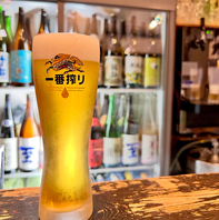 ◆樽生キリン一番搾り含む60分飲み放題プラン2500円！