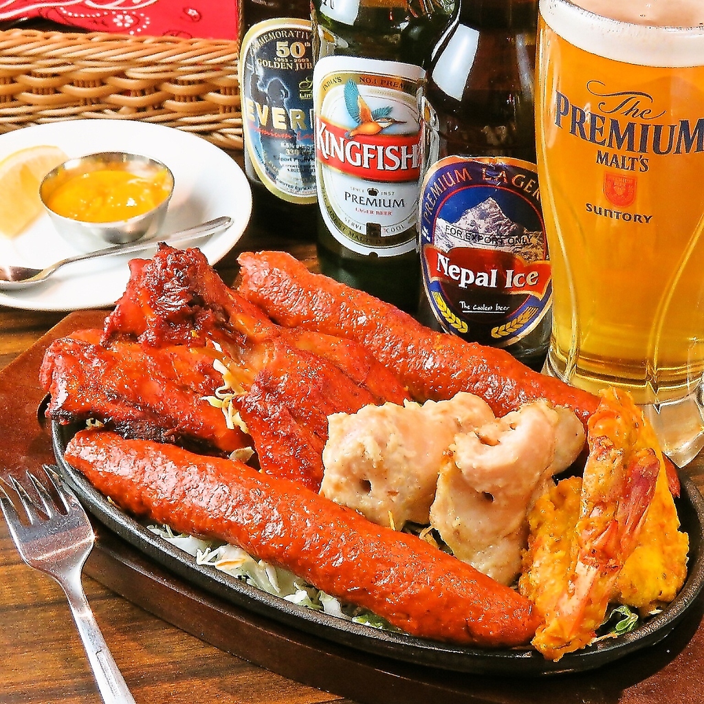 本場のシェフが作る本格スパイスメニューは70種類以上！アジアン料理の魅力を存分に感じてください♪