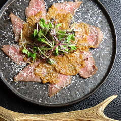 鹿肉のカルパッチョ